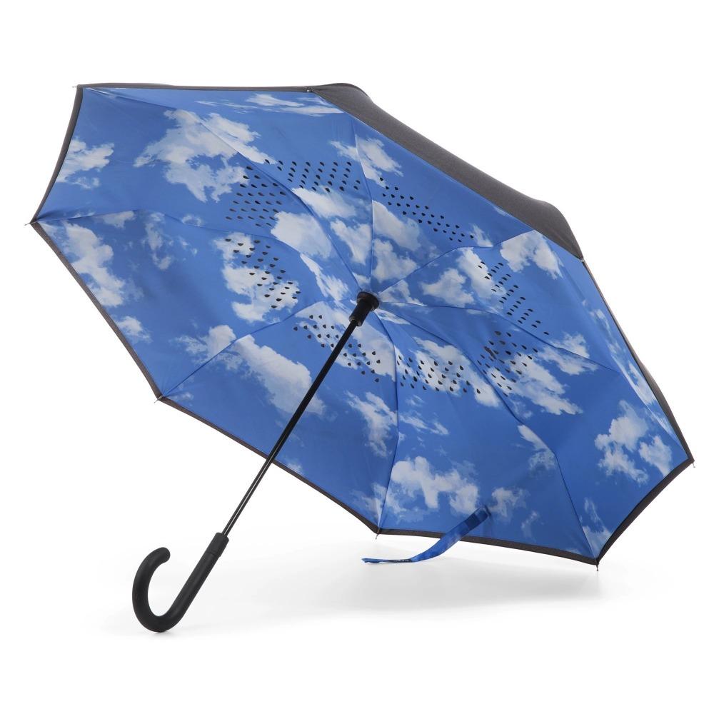 totes InBrella Reverse Close NeverWet Umbrella