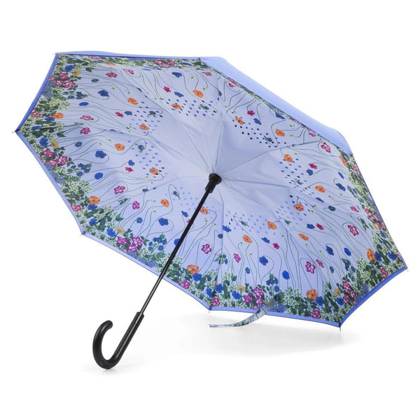 totes InBrella Reverse Close NeverWet Umbrella