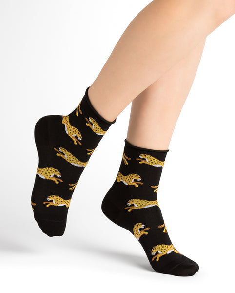 BF6277 Panther Cotton Socks